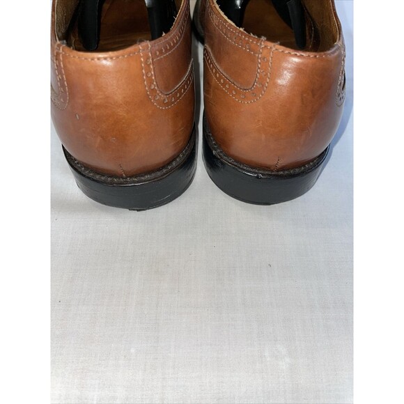 Pitti Shoes Firenze Italy Captoe Dress Shoes Mens Sz 9.5 M Brown Leather Oxfords main image 13